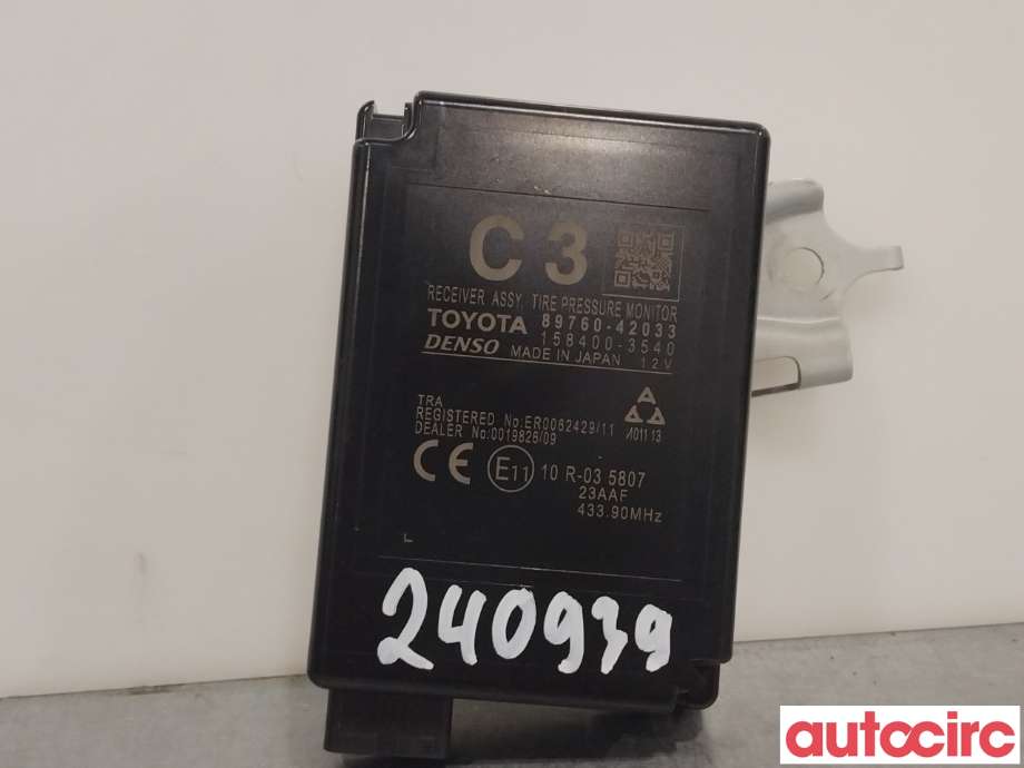 Styreenhet diverse til Toyota RAV4, 2016-2019 (Type IV, Fase 2)  (TOYOTA|8976042033)
