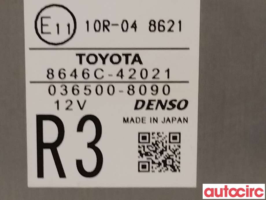 Kamera til Toyota RAV4 2016-2019 (Type IV, Fase 2)  (TOYOTA|8646C42021||8646C-42021)