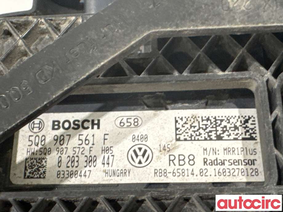 Sensor radar til VW e-Golf 2014-2017 (Fase 1)  (VOLKSWAGEN|5Q0907561F|0203300447)