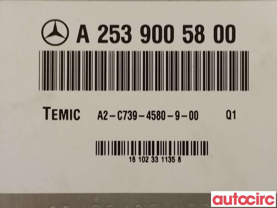 Styreenhet nivå/luftfjæring til Mercedes GLC 2015-2022 (X253) (X253) (MERCEDES|A2539005800)