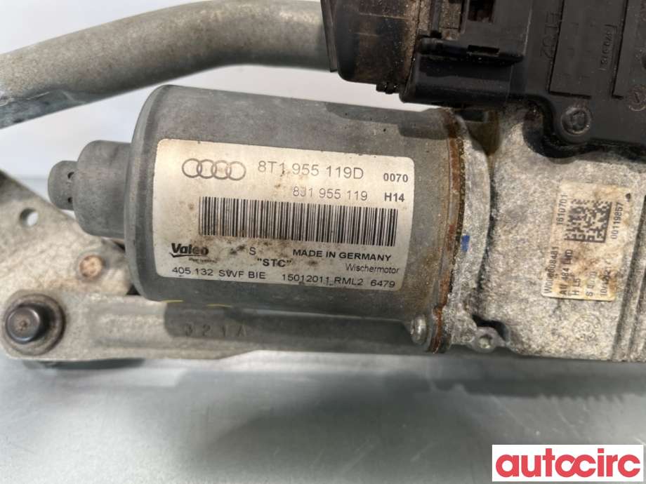 Viskermotor frontrute til Audi A5 2007-2016 (Type I)  (AUDI|8T1955023E|405132|8T1955119D)