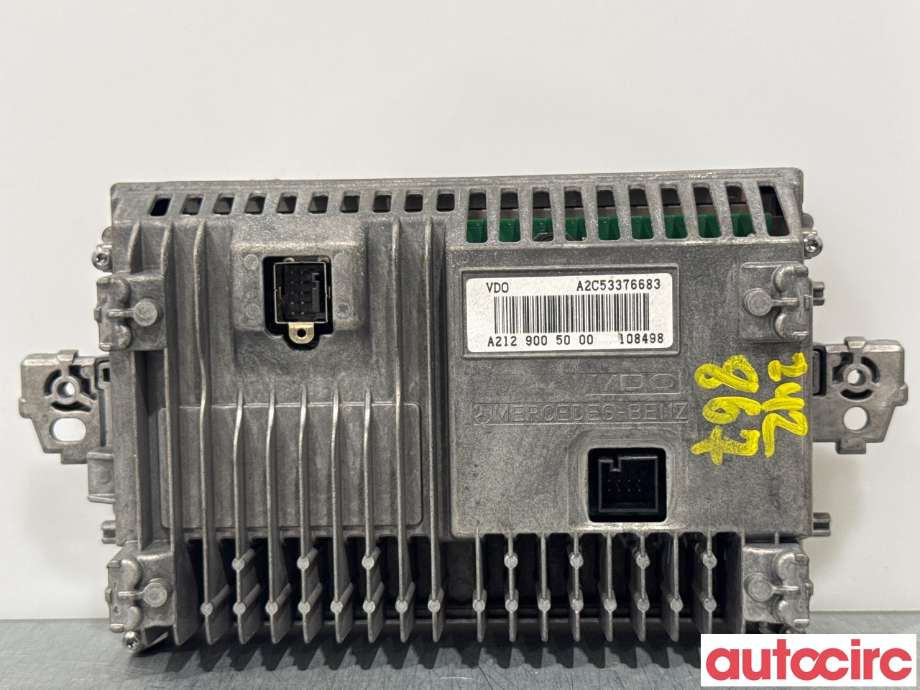 Multimedia display (MCU - Media Controller Unit) til Mercedes E-Klasse 2009-2013 (Fase 1) (W212) (W212) (MERCEDES|A2129009022|A2C53376683|A2129005000)