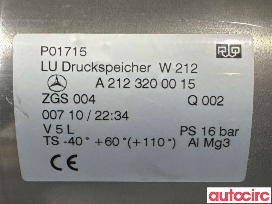 Diverse deler til Mercedes E-Klasse 2009-2013 (Fase 1) (W212) (W212) (MERCEDES|A2123200115||A2123200015)