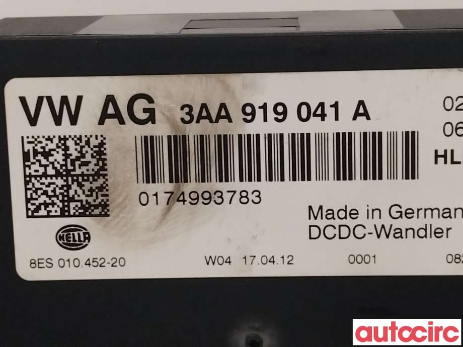 Styreenhet diverse til VW Tiguan 2011-2016 (Type I, Fase 2)  (VOLKSWAGEN|3AA919041A)
