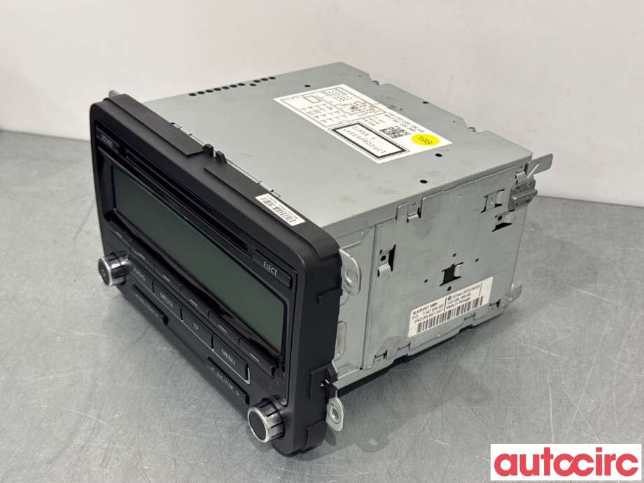 Bilstereo til VW Golf VI 2008-2012  (VOLKSWAGEN|1K0057187BX|7647204360|1K0035186AB)