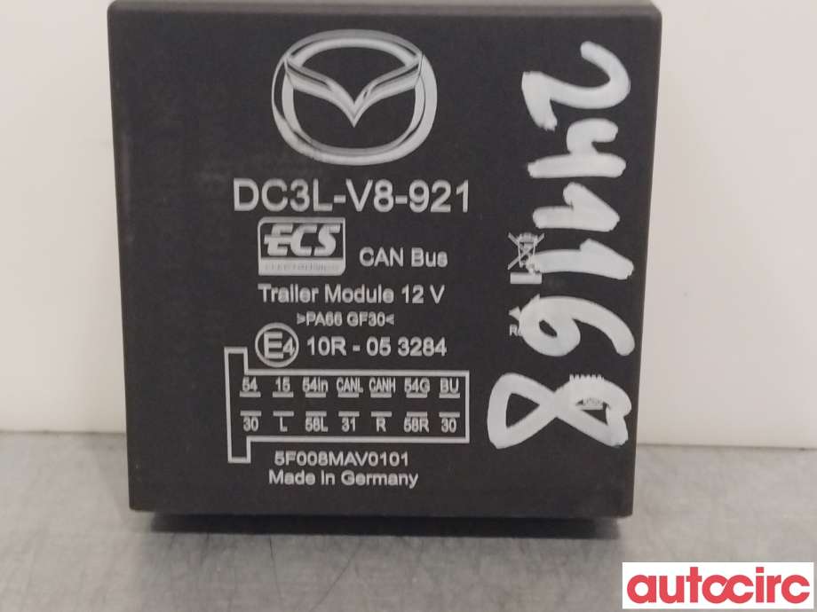 Styreenhet hengerfeste til Mazda CX-3 2015-2022 (MAZDA|NO NR||DC3LV8921)