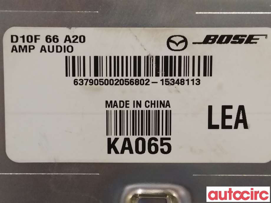 Bilstereo forsterker til Mazda CX-3 2015-2022  (MAZDA|D10F-66-A20A|D10F-66-A20)