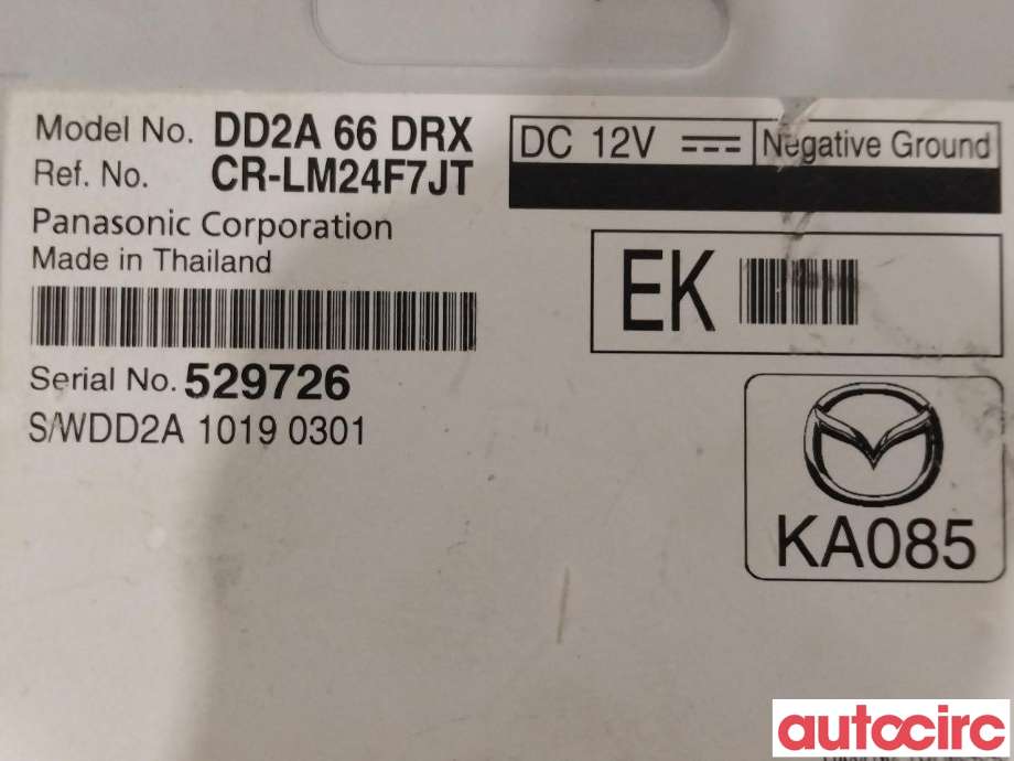 Bilstereo diverse til Mazda CX-3 2015-2022  (MAZDA|DD2A-66-DRXA|DD2A-66-DRX)