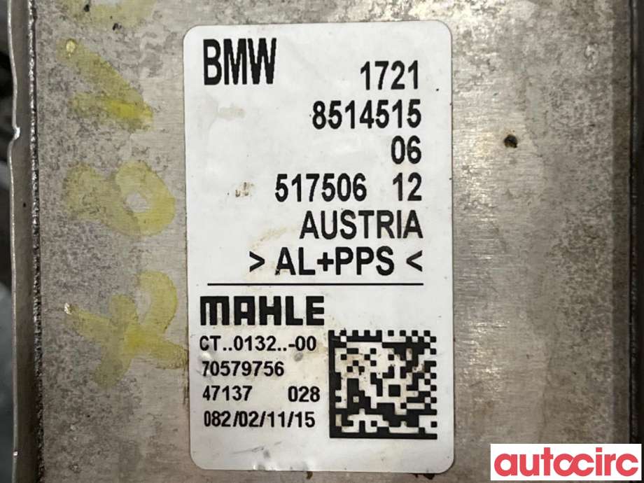 Oljekjøler til BMW X3 2010-2017 (F25) (F25) (BMW|17218514515|70579756)