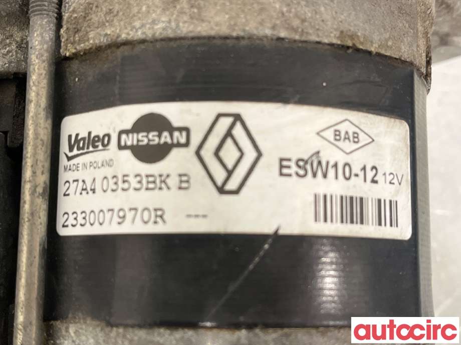 Starter til Renault Captur 2013-2020 (Type I)  (RENAULT|233007970R|27A40353BKB)