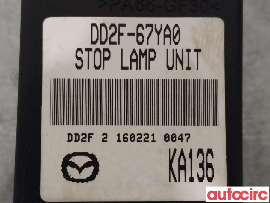 Rele lys til Mazda CX-3 2015-2022  (MAZDA|DD2F-67-YA0)