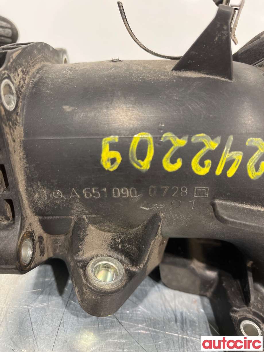 Turbo rør til Mercedes Vito/Viano 2010-2014 (Fase 2) (W639) (W639) (MERCEDES|A6510900728|)