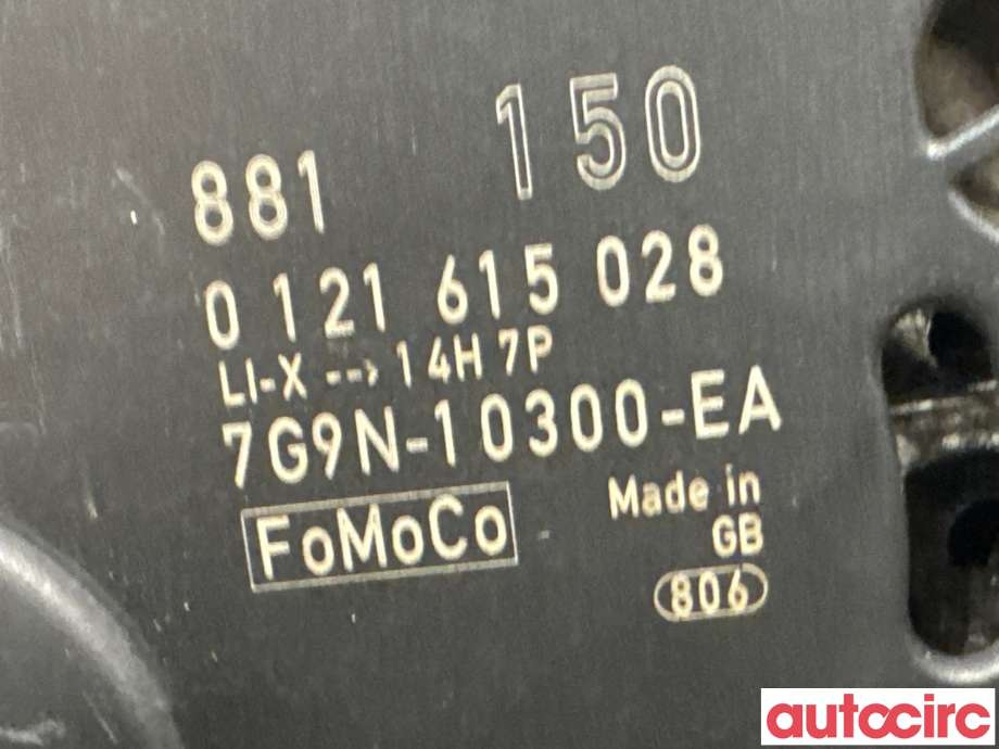 Dynamo til Ford Mondeo 2007-2010 (Type IV, Fase 1) (FORD|1762867|0121615028|7G9N-10300-EA)