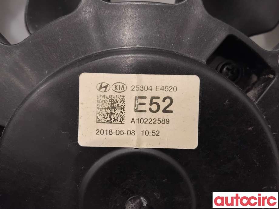 Kjølevifte til Kia Soul 2014-2019 (Type II)  (KIA|25380E4000||25304-E4520)