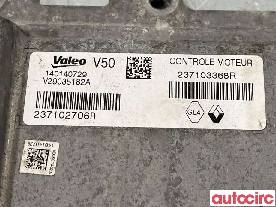 Styreenhet motor til Renault Captur 2013-2020 (Type I) (RENAULT|237104736R|237103368R|237102706R)