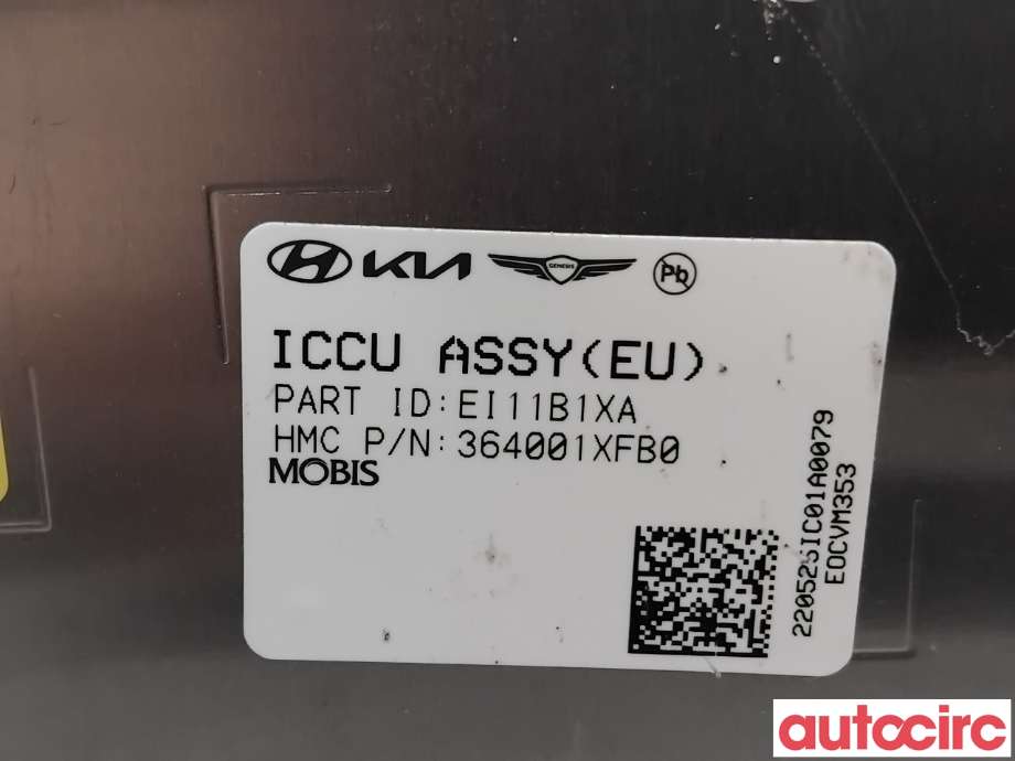 Batterilader (OBC - On Board Charger) til Kia EV6 2021-->>  (KIA|364001XFB0|)