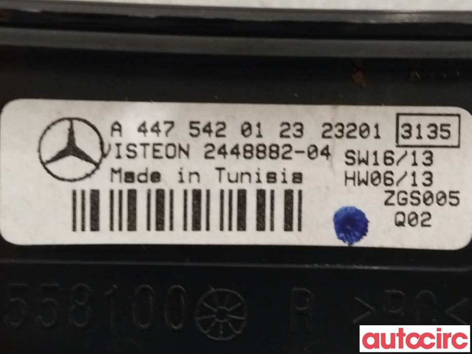 Diverse deler til Mercedes Vito 2014-->> (W447) (W447) (MERCEDES|A4475420123)