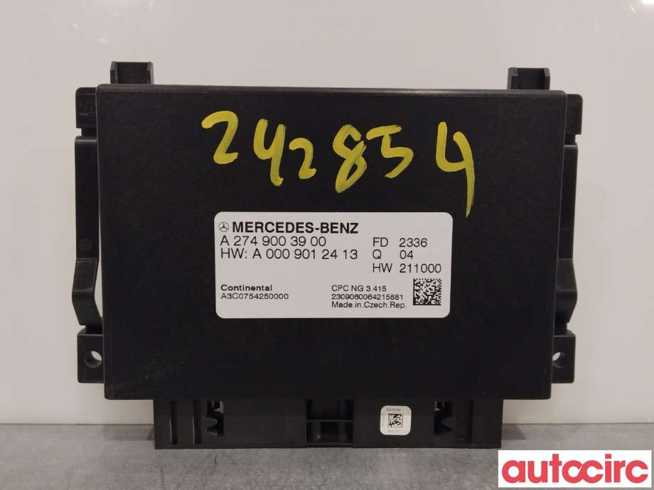 Styreenhet diverse til Mercedes Vito 2014-->> (W447) (W447) (MERCEDES|A2749003900)