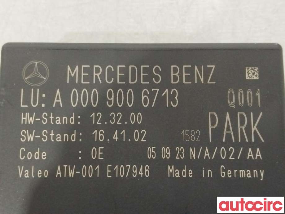 Styreenhet parkering til Mercedes Vito 2014-->> (W447) (W447) (MERCEDES|A0009006713)