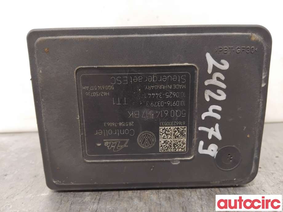 ABS sentral til VW Passat 2015-2019 (Fase 1) (B8) (B8) (VOLKSWAGEN|5Q0614517BK|100916-03793|5Q0614517FM)