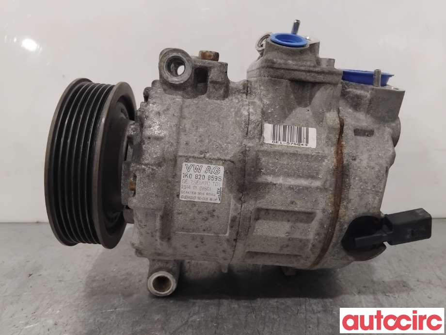 Aircondition kompressor til VW Caddy 2010-2015 (Type III, Fase 2)  (VOLKSWAGEN|1K0820859S|447150-3654|1K0820859SX)