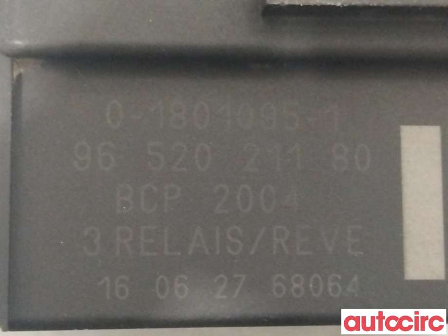 Styreenhet diverse til Peugeot Partner 2015-2019 (Type II, Fase 2) (PEUGEOT|6500EJ|9652021180)