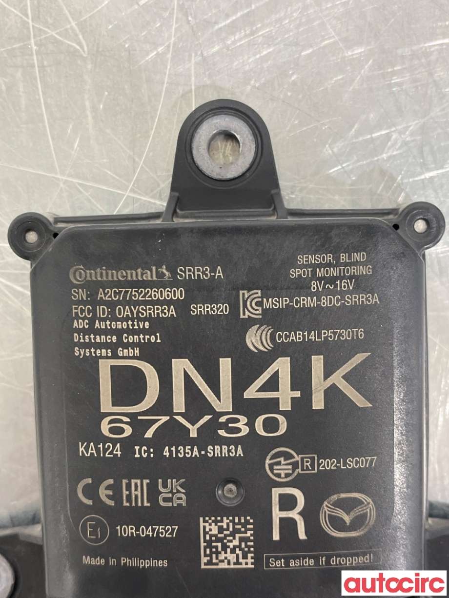 Sensor radar til Mazda MX-30 2020-->>  (MAZDA|DN4K-67-Y30|A2C7752260600|DN4K67Y30)