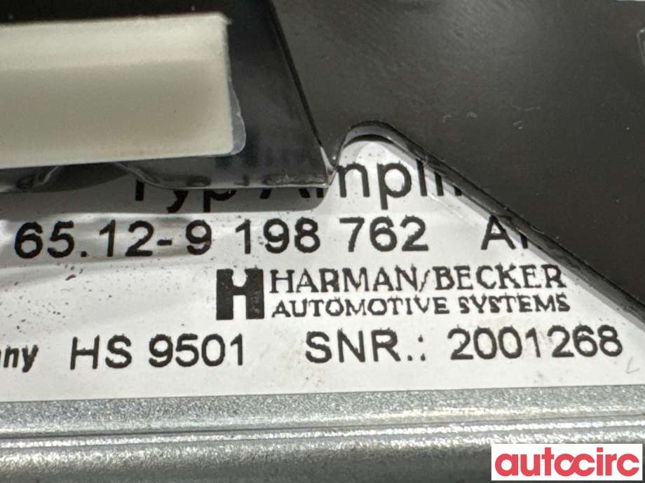 Bilstereo forsterker til BMW 5-Serie 2003-2010 (E60/E61) (E60/E61) (BMW|65129198762|)