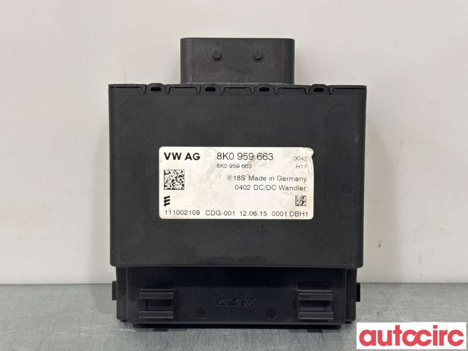 Styreenhet diverse til Audi A4, 2007-2014 (Type IV) (B8) (B8) (AUDI|8K0959663D)
