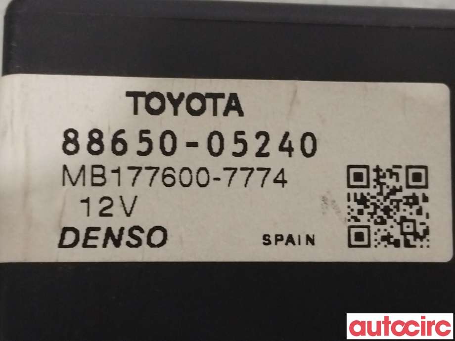 Styreenhet diverse til Toyota Avensis 2009-2015 (Type III, Fase 1)  (TOYOTA|8865005240|88650-05240)