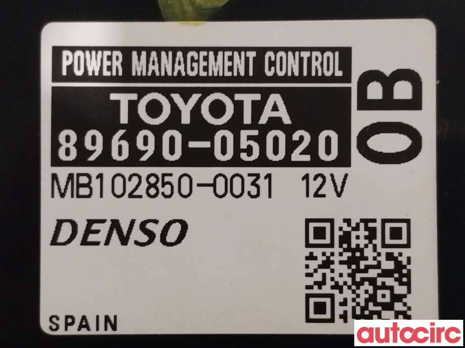 Styreenhet diverse til Toyota Avensis 2009-2015 (Type III, Fase 1) (TOYOTA|8969005020|89690-05020)