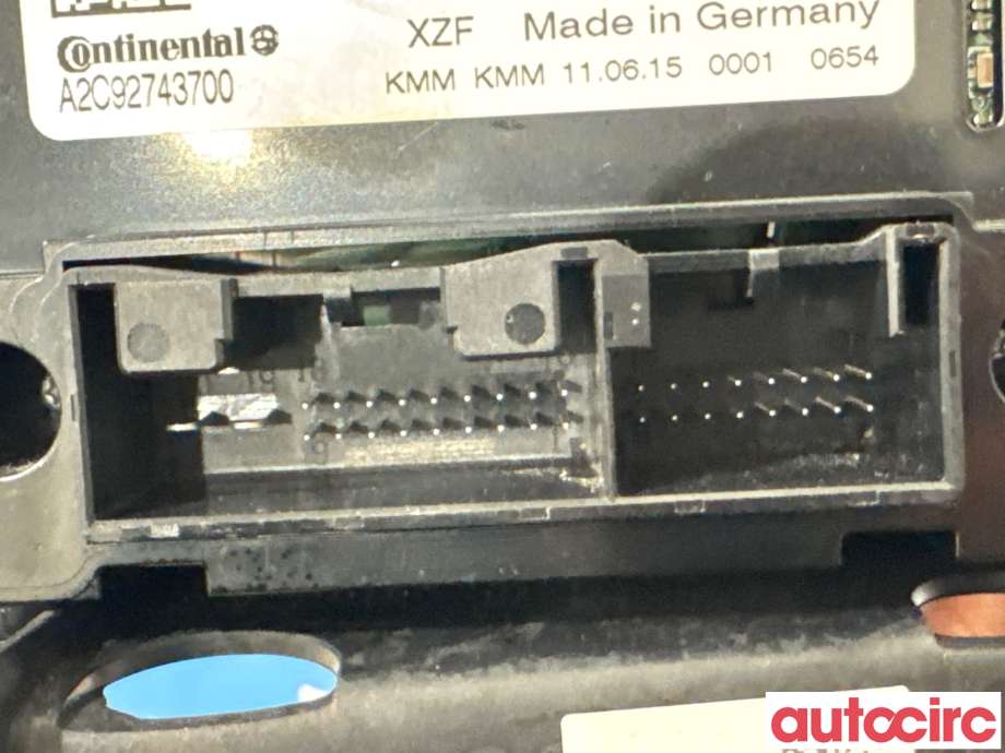 Varmeapparat betjening til Audi A4 2007-2014 (Type IV) (B8) (B8) (AUDI|8K1820043AT|A2C92743700)