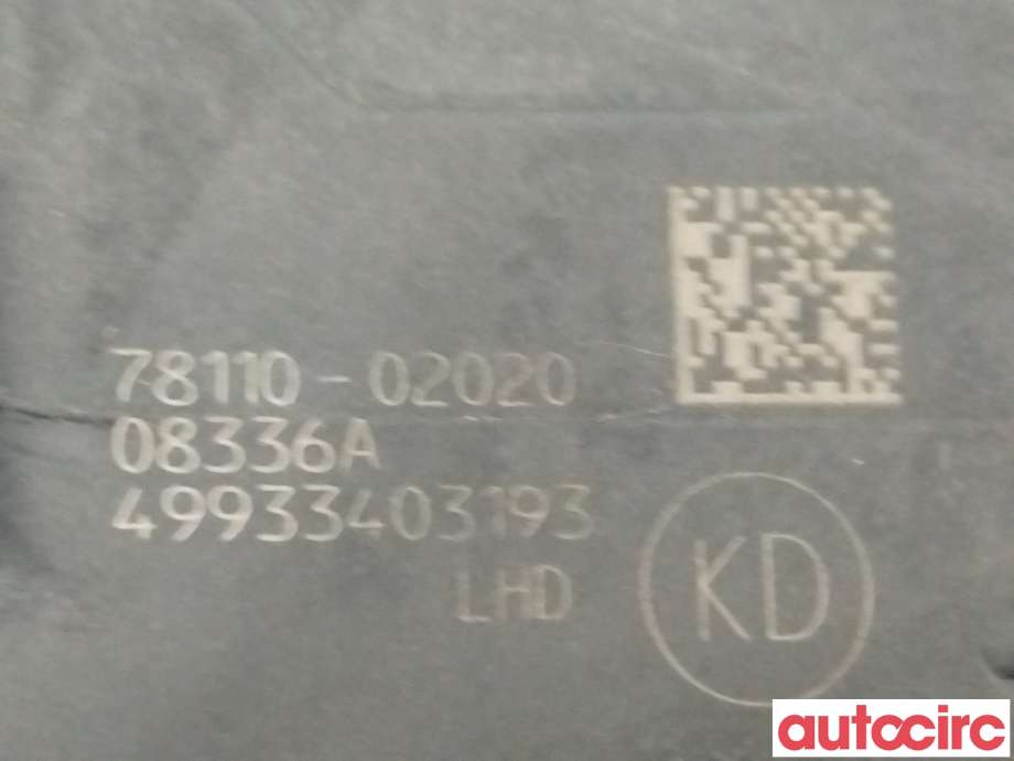 Pedal gass til Toyota Avensis 2009-2015 (Type III, Fase 1)  (TOYOTA|7811002020|78110-02020)