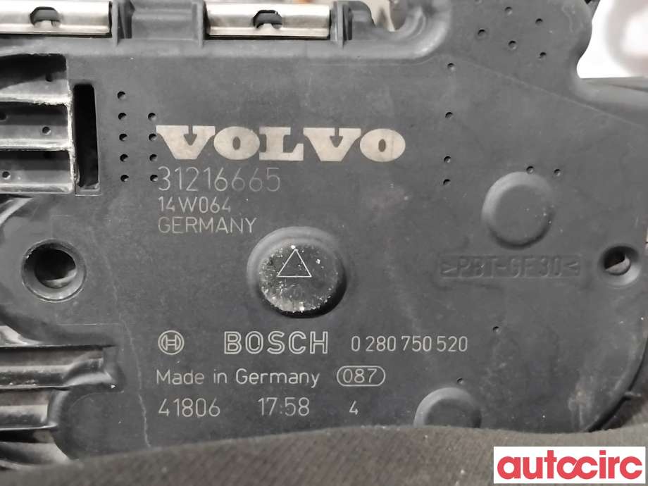 Spjeldhus til Volvo XC60 2014-2017 (Type I, Fase 2)  (VOLVO|31216665|0280750520)