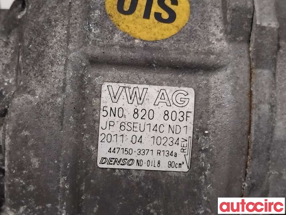 Aircondition kompressor til VW Golf VI 2008-2012  (VOLKSWAGEN|5K0820803X|447150-3371|1K0820808F)