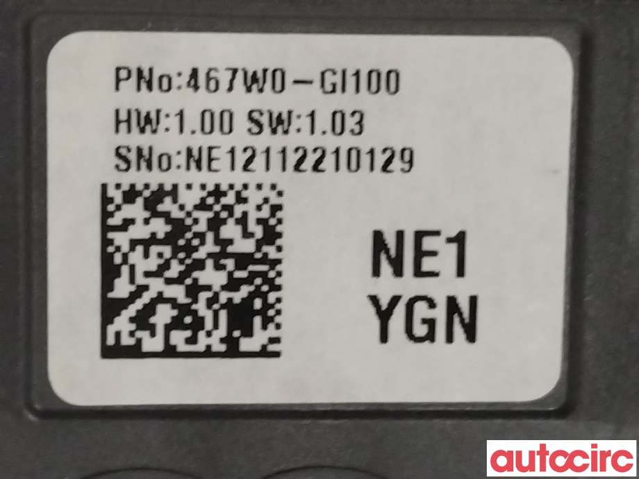 Girstang/girvelger automat til Hyundai Ioniq 5 2021-->> (HYUNDAI|467W0GI100NNB|467W0GI100)
