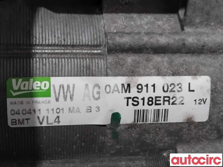 Starter diesel til VW Golf VI 2008-2012 (VOLKSWAGEN|0AM911023LX|TS18ER22|0AM911023L)