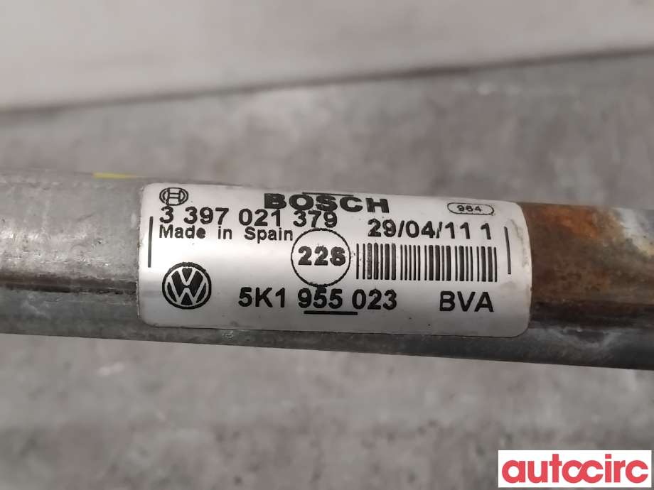 Viskermotor frontrute til VW Golf VI 2008-2012  (VOLKSWAGEN|1Q1955119B|1397220652|1Q1955119C)