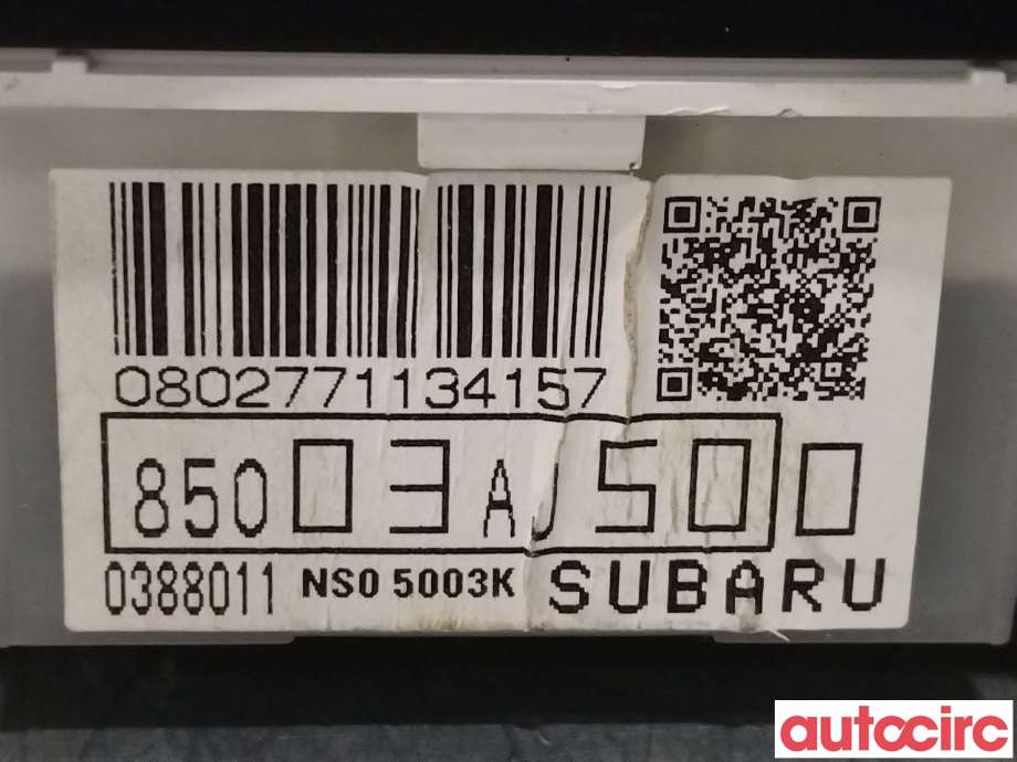 Instrumentpanel til Subaru Outback 2009-2014 (Type IV) (SUBARU|85022AJ450|85003AJ50)