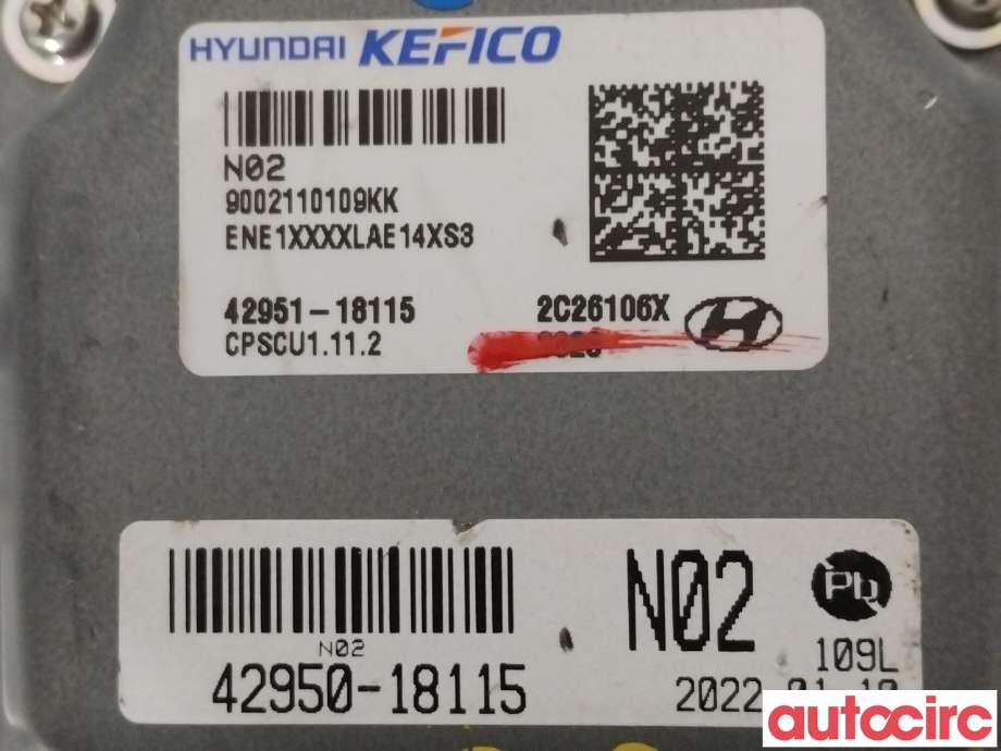 Styreenhet girkasse til Hyundai Ioniq 5 2021-->>  (HYUNDAI|4295118115|4295018115)