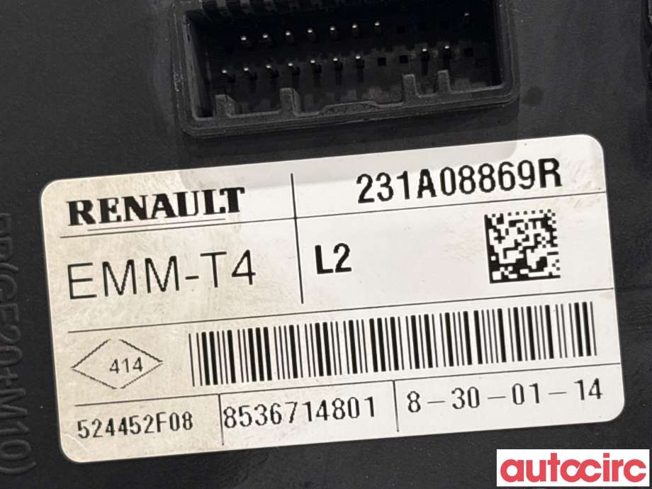 Styreenhet dør venstre foran til Renault Captur 2013-2020 (Type I) (RENAULT|231A04433R|231A08859R)