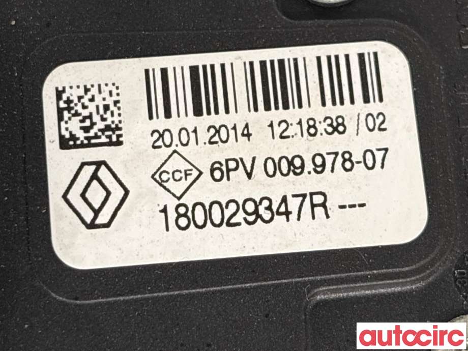 Pedal gass til Renault Captur 2013-2020 (Type I)  (RENAULT|180029347R)