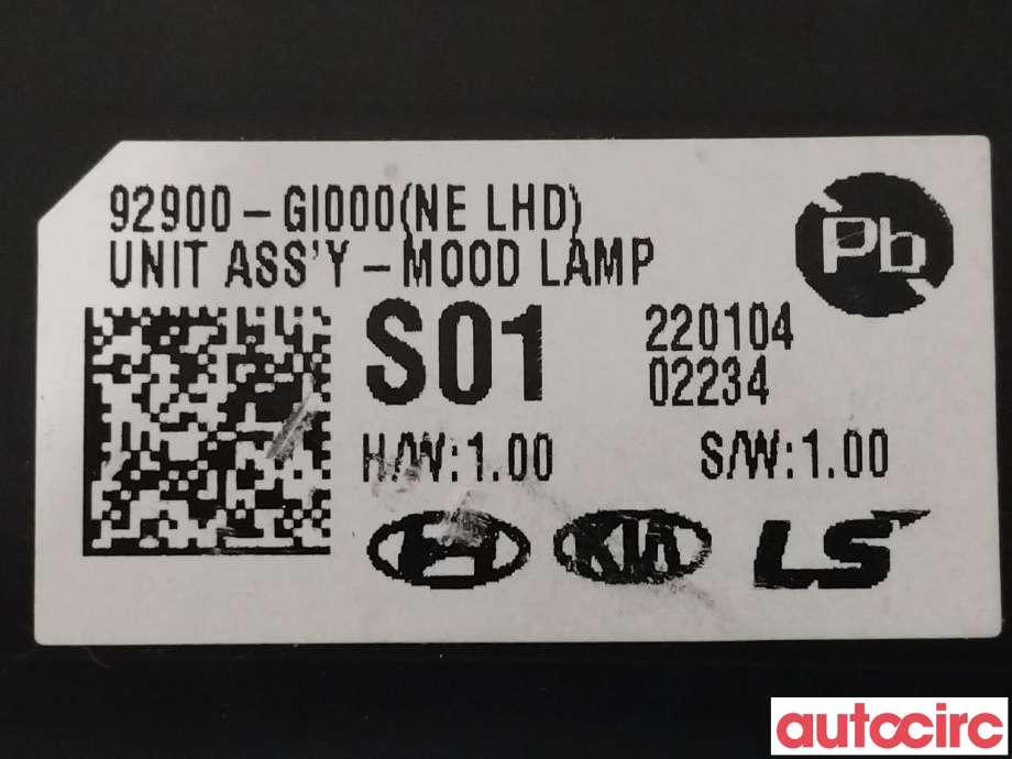 Styreenhet diverse til Hyundai Ioniq 5 2021-->>  (HYUNDAI|92900GI000)