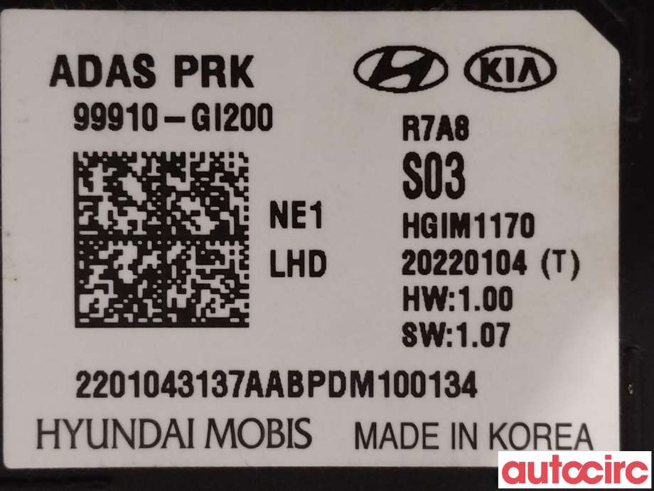 Styreenhet parkering til Hyundai Ioniq 5 2021-->>  (HYUNDAI|99910GI200)