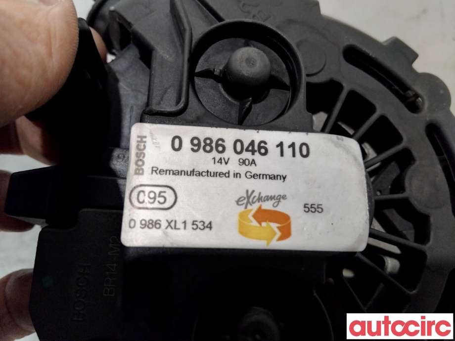 Dynamo til Toyota Corolla 2002-2007  (TOYOTA|270600D140|0986046110|)