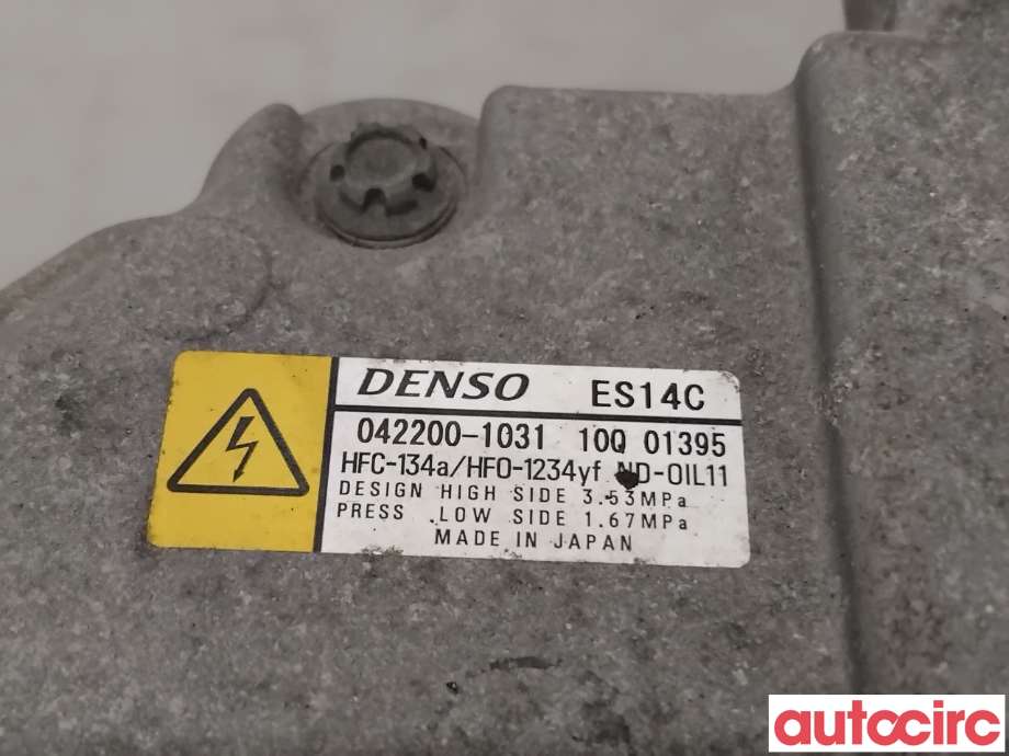 Aircondition kompressor til Toyota Auris 2013-2015 (Type II, Fase 1)  (TOYOTA|8837047032|042200-1031|)