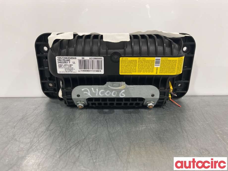 Airbag passasjer til Mercedes E-Klasse 2009-2013 (Fase 1) (W212) (W212) (MERCEDES|A2128603002|34022951F)