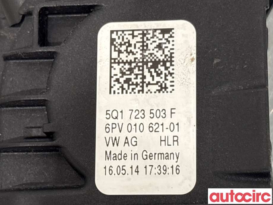 Pedal gass til Škoda Octavia 2013-2016 (Type III, Fase 1) (SKODA|5Q1723503K|5Q1723503F)