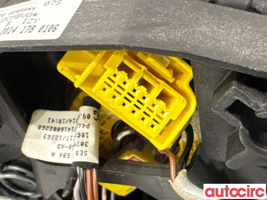 Airbag rattpute til Škoda Octavia 2013-2016 (Type III, Fase 1) (SKODA|5E0880201B||6V0880201AF)