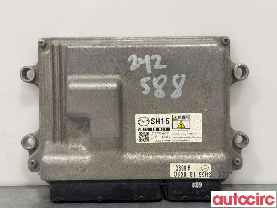 Styreenhet motor til Mazda 6, 2015-2018 (Type III, Fase 2)  (MAZDA|SH15-18-881A)
